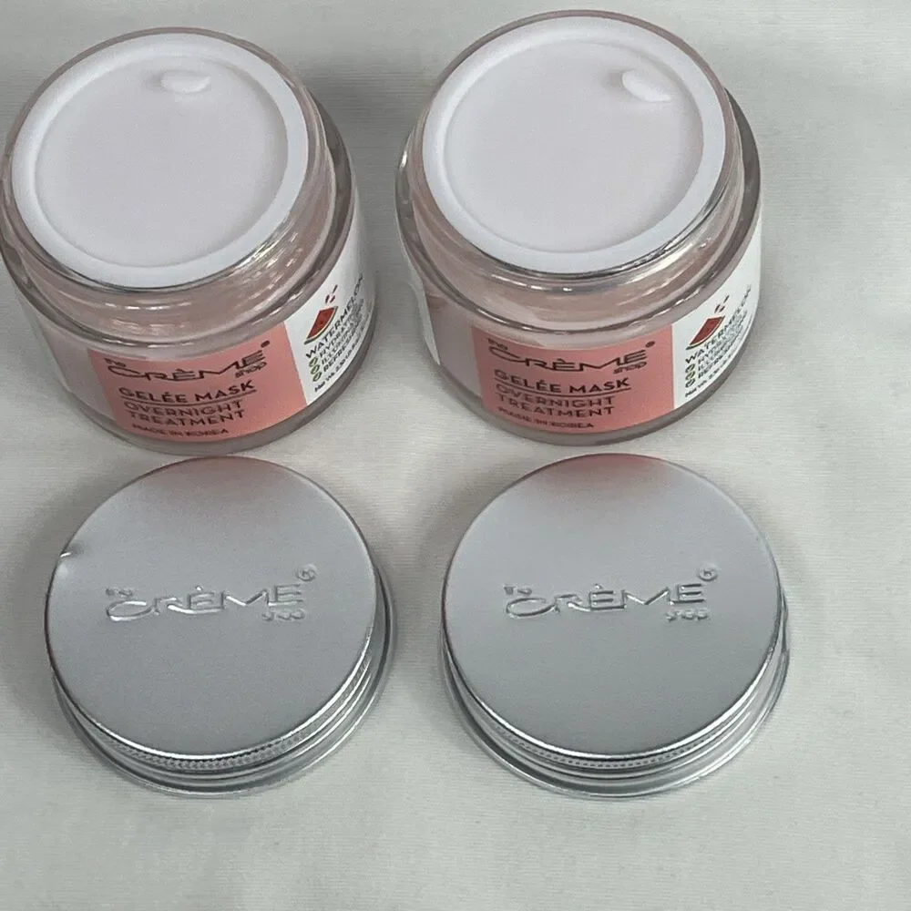 Lot of 2 The Creme Shop Gelee Mask Overnight Treatment Watermelon 2.36 fl oz NEW